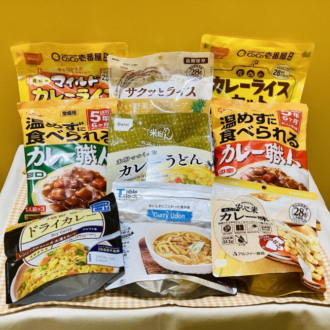 防災非常食POP UP