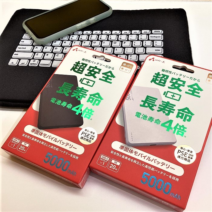 準個体モバイルバッテリー