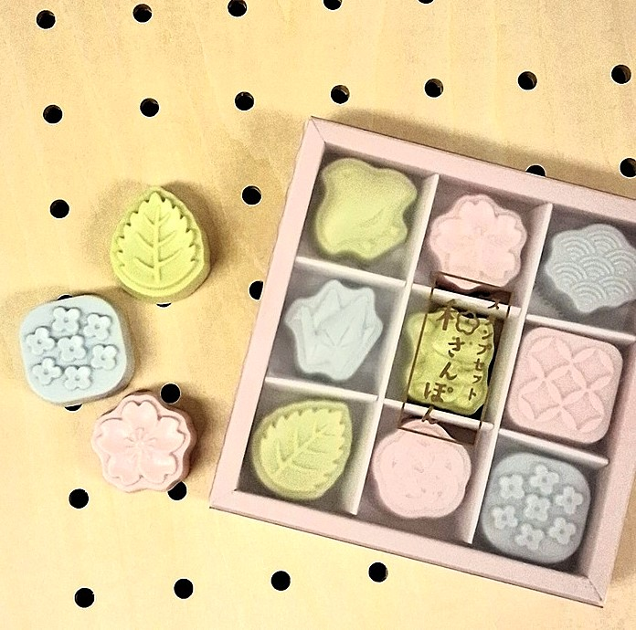 スタンプセット　和さんぽん