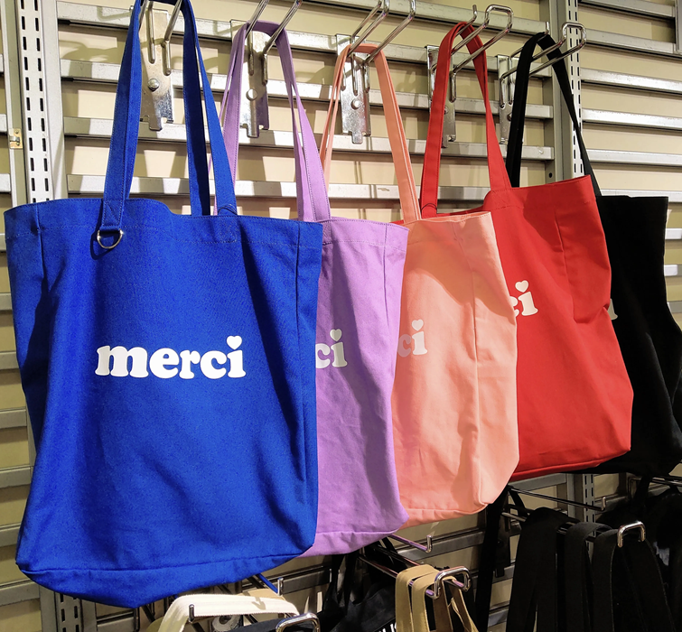 MILKFED.(ミルクフェド) MERCI LOGO TOTE