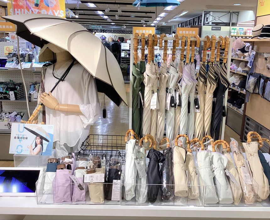 残暑対策におすすめ晴雨兼用傘