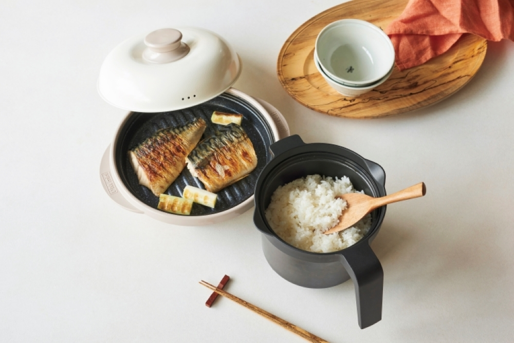 電子レンジ専用調理器具　レンジメートマグポット　