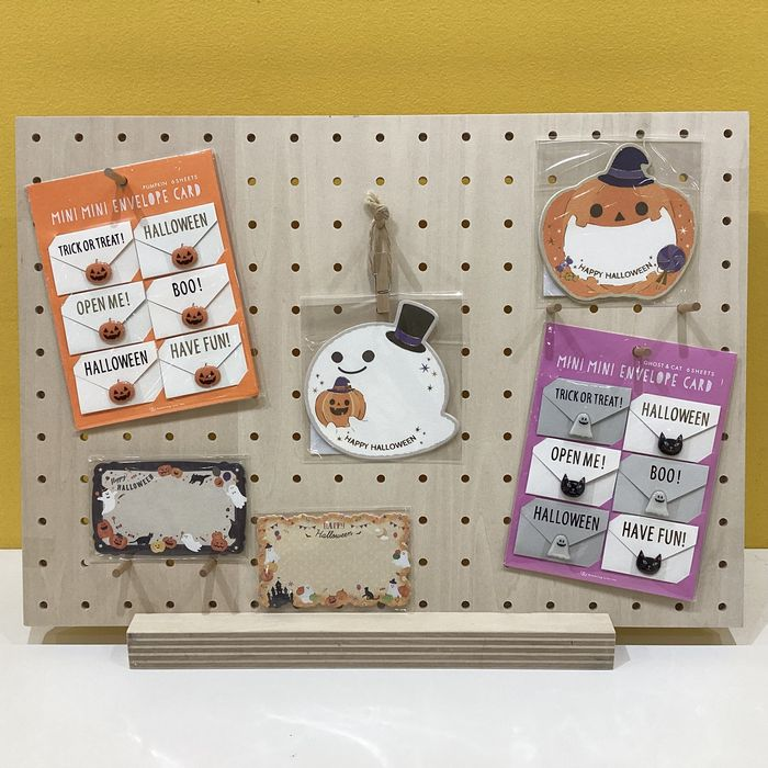 ハロウィン柄のメッセージカード