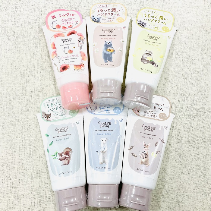 べキュアハニー　ピーチ＆ミルク　ハンドクリーム