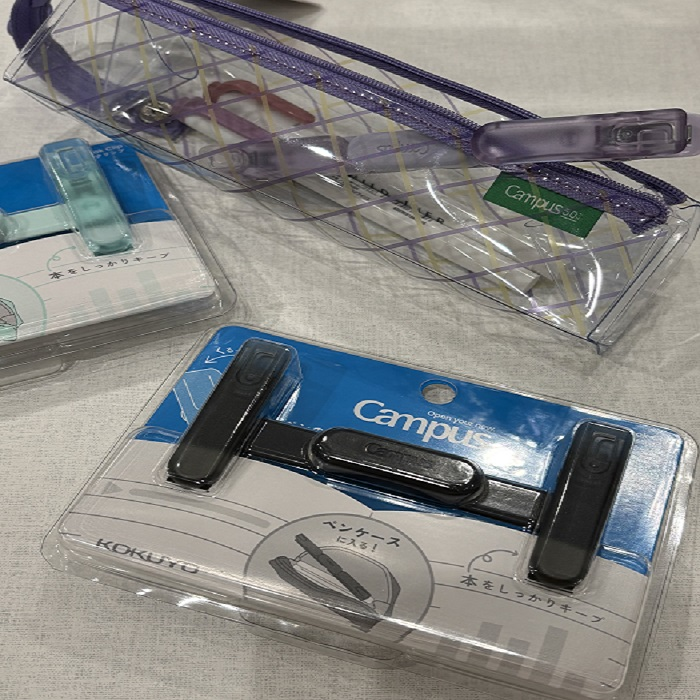 ペンのように持ち運べるブッククリップ