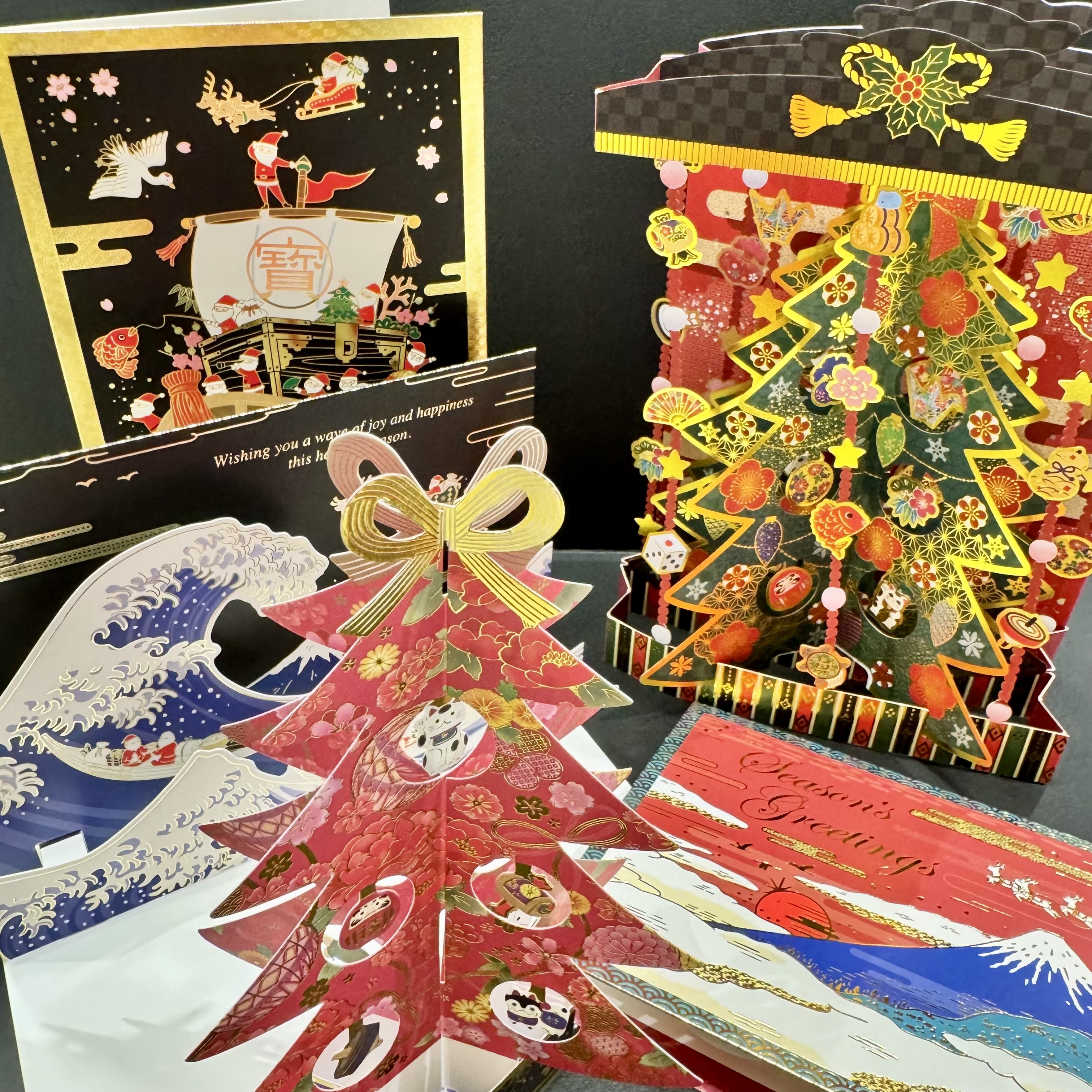 和風クリスマスカード