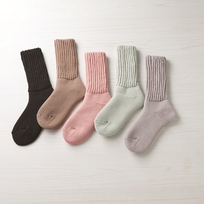 &ONDO(アンドオンド)起毛ソックス