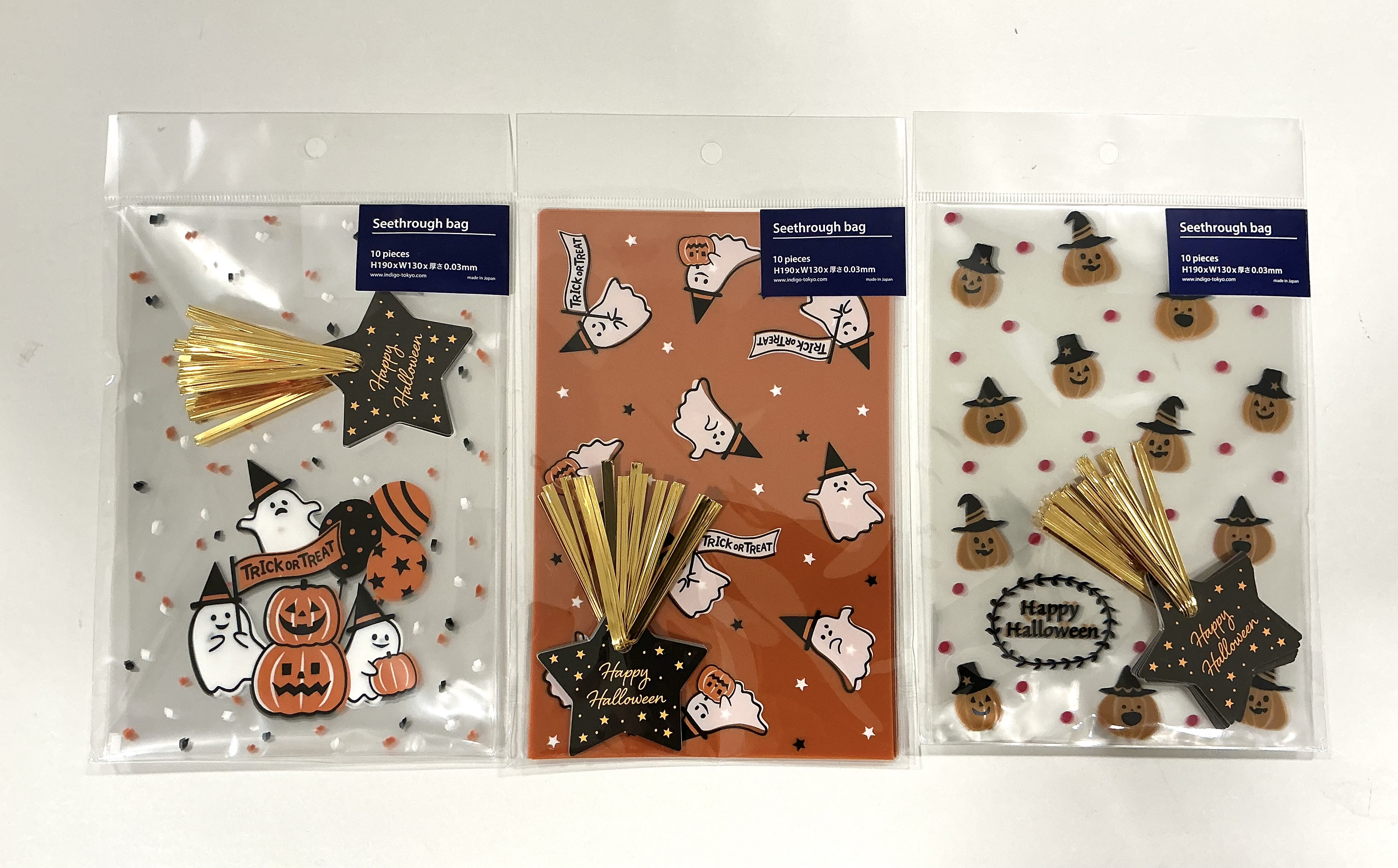 ハロウィンシースルーバッグ