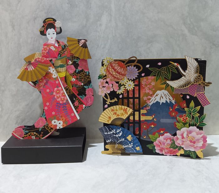 和風ポップアップカード