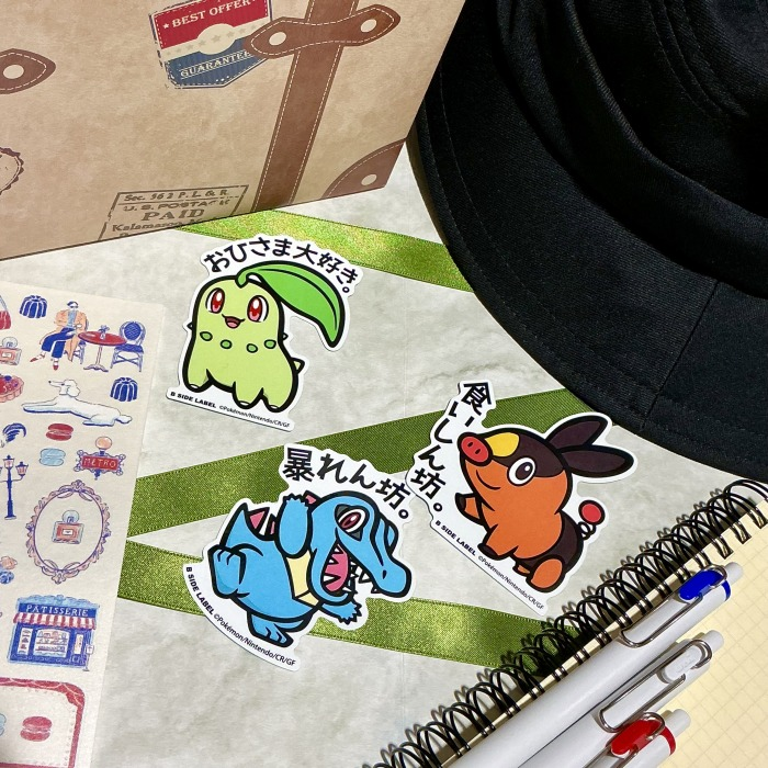 B-SIDE LABEL（ビーサイド　レーベル） ポケモンステッカー