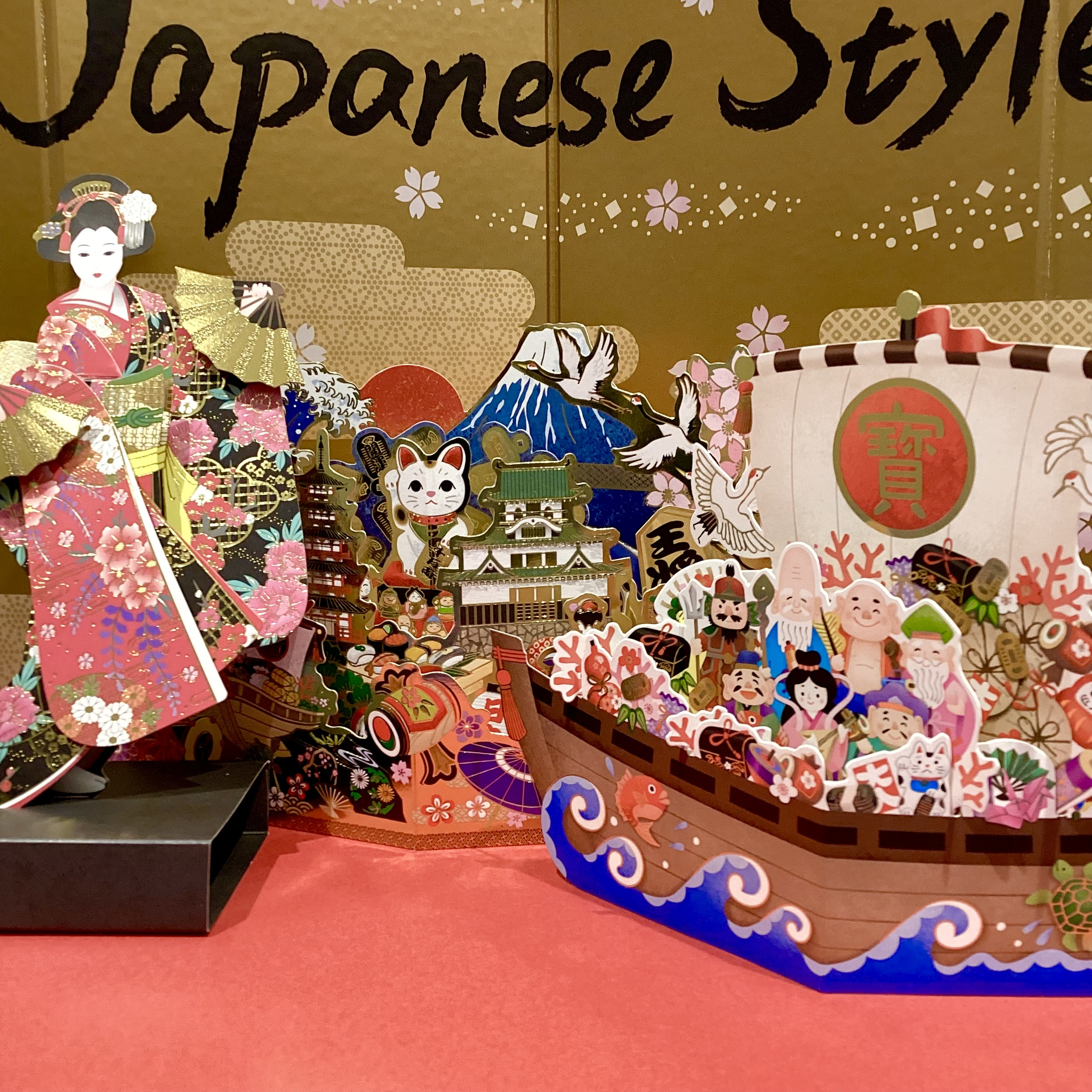 和風クリスマスカード