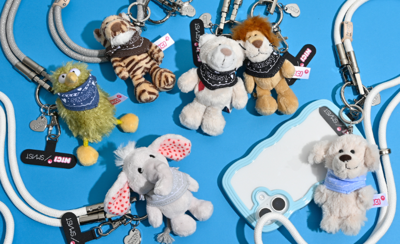 NICI×SMAST　グリッターストラップ