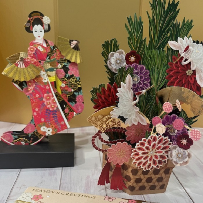 和風ポップアップカード