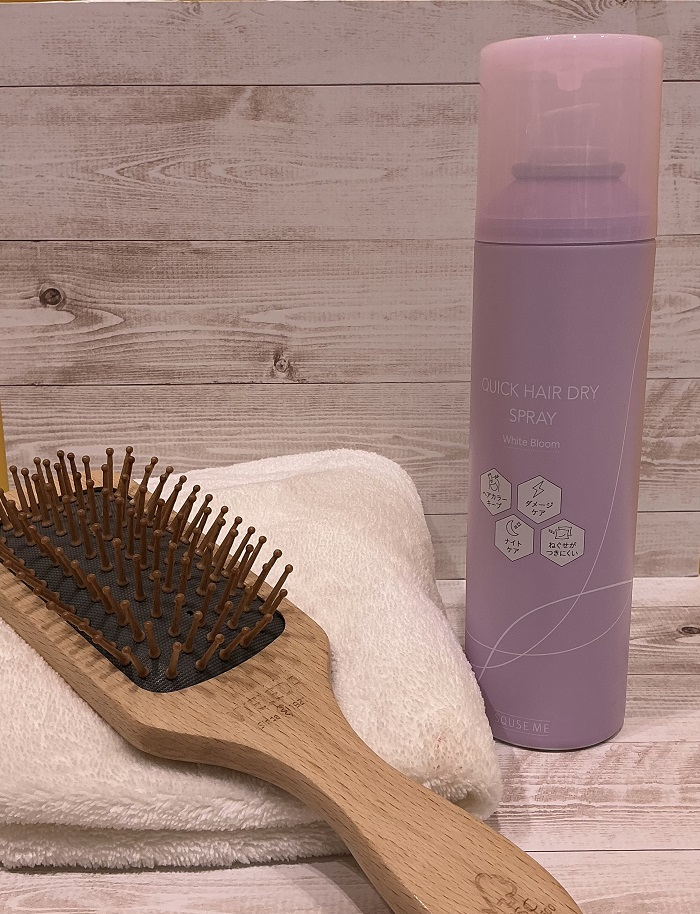 クイックヘアドライスプレー