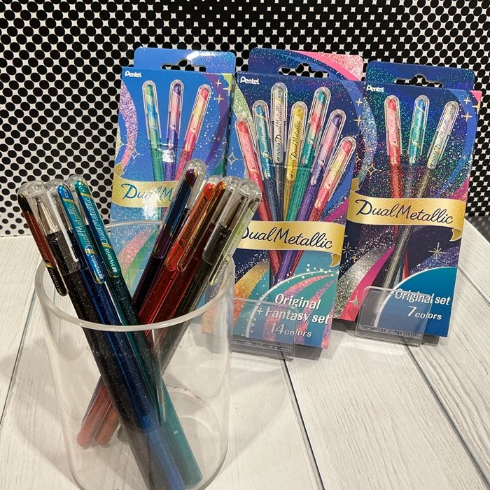 ぺんてる　デュアルメタリックボールペン