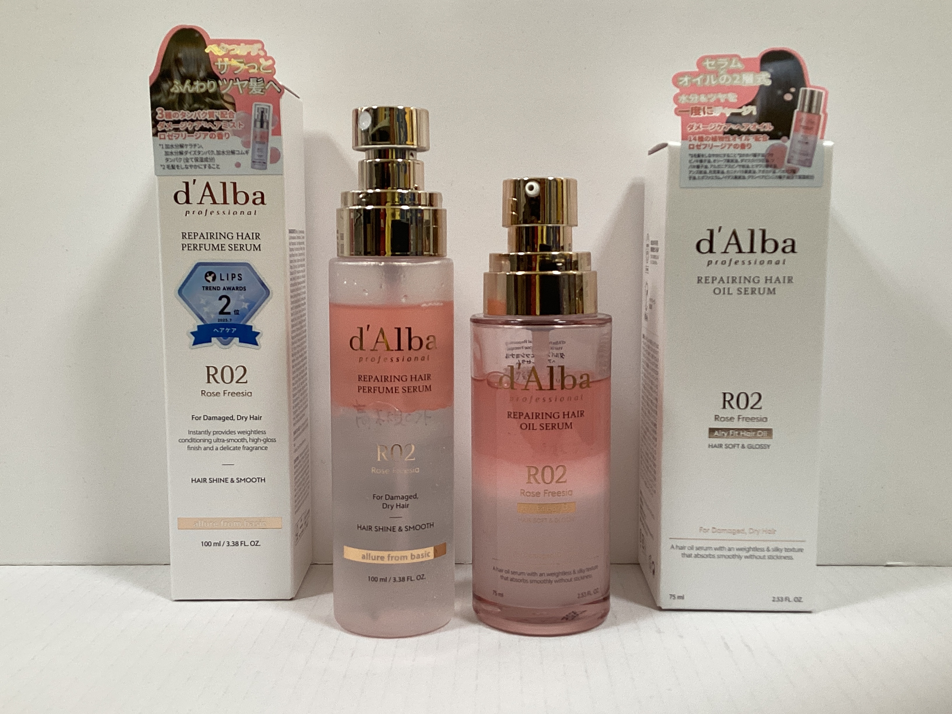 ダルバ　ヘアオイル&ヘアミスト