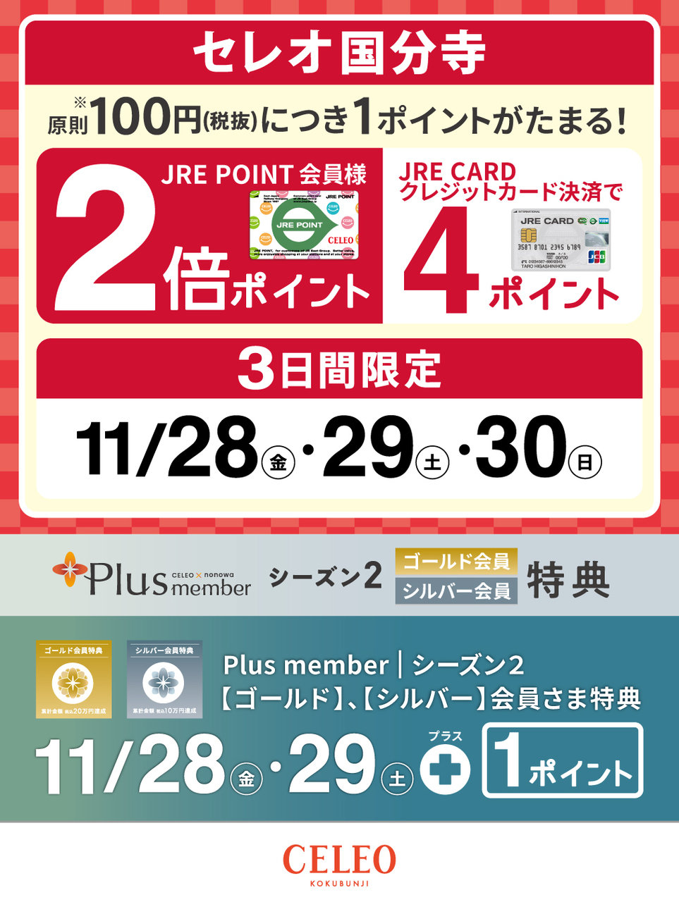 JRE POINT2倍ポイントキャンペーン☆