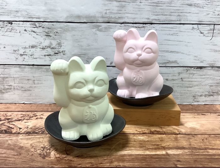 自然気化式加湿器　まねき猫