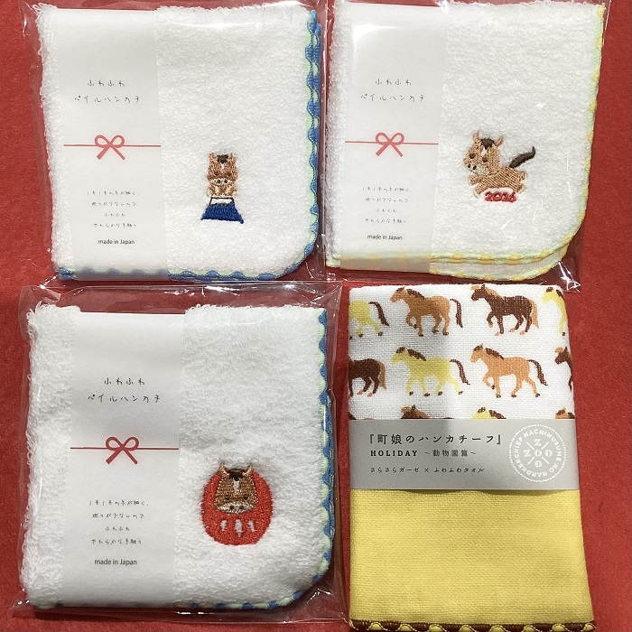 午柄のハンカチ