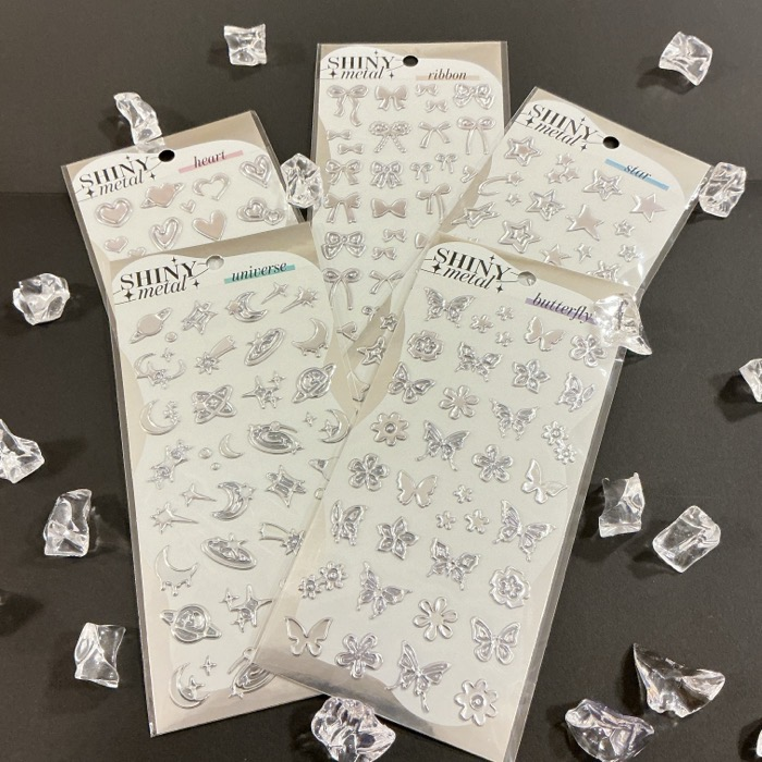 シャイニーメタルステッカー