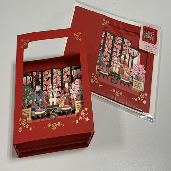 ひな祭りポストカード