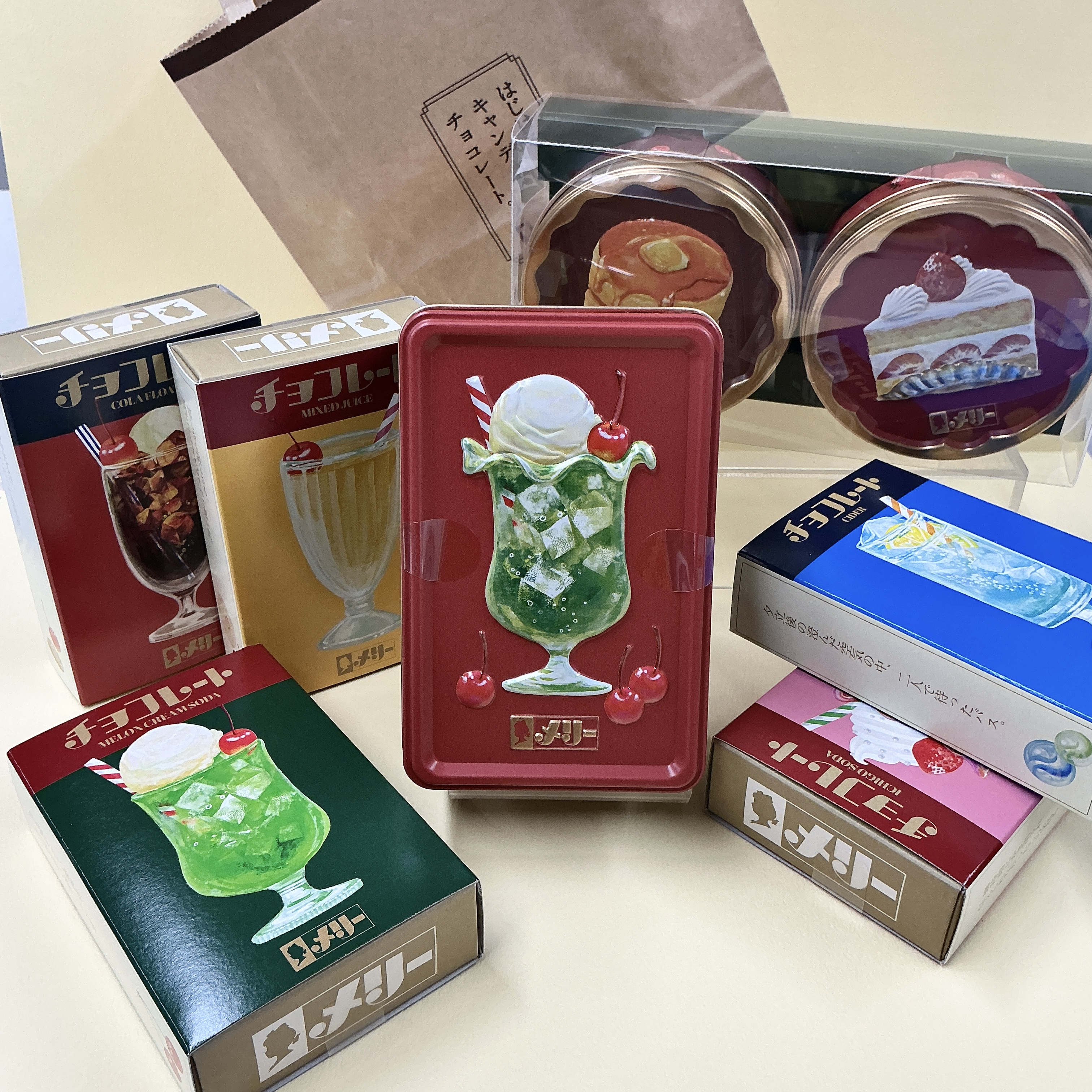 はじけるキャンディーチョコレート。