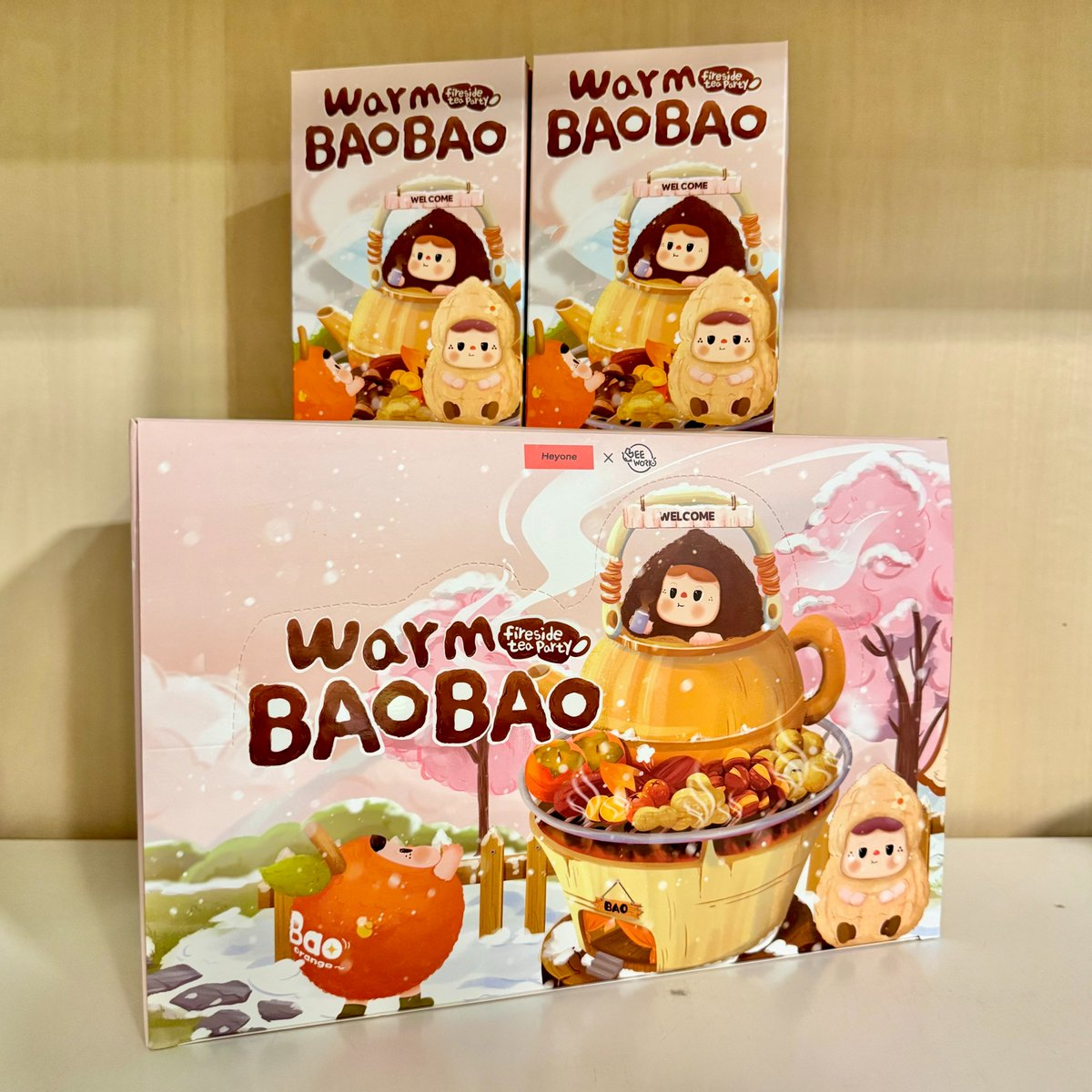 Baobao「fireside tea party」ぬいぐるみキーチェーン