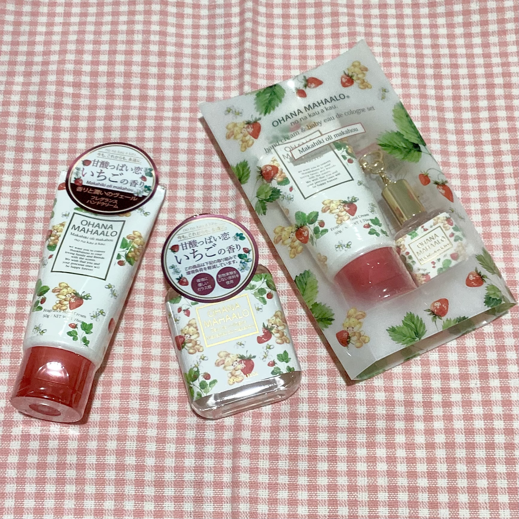 甘酸っぱいイチゴの香り「オハナ・マハロ　マカヒキオリ」