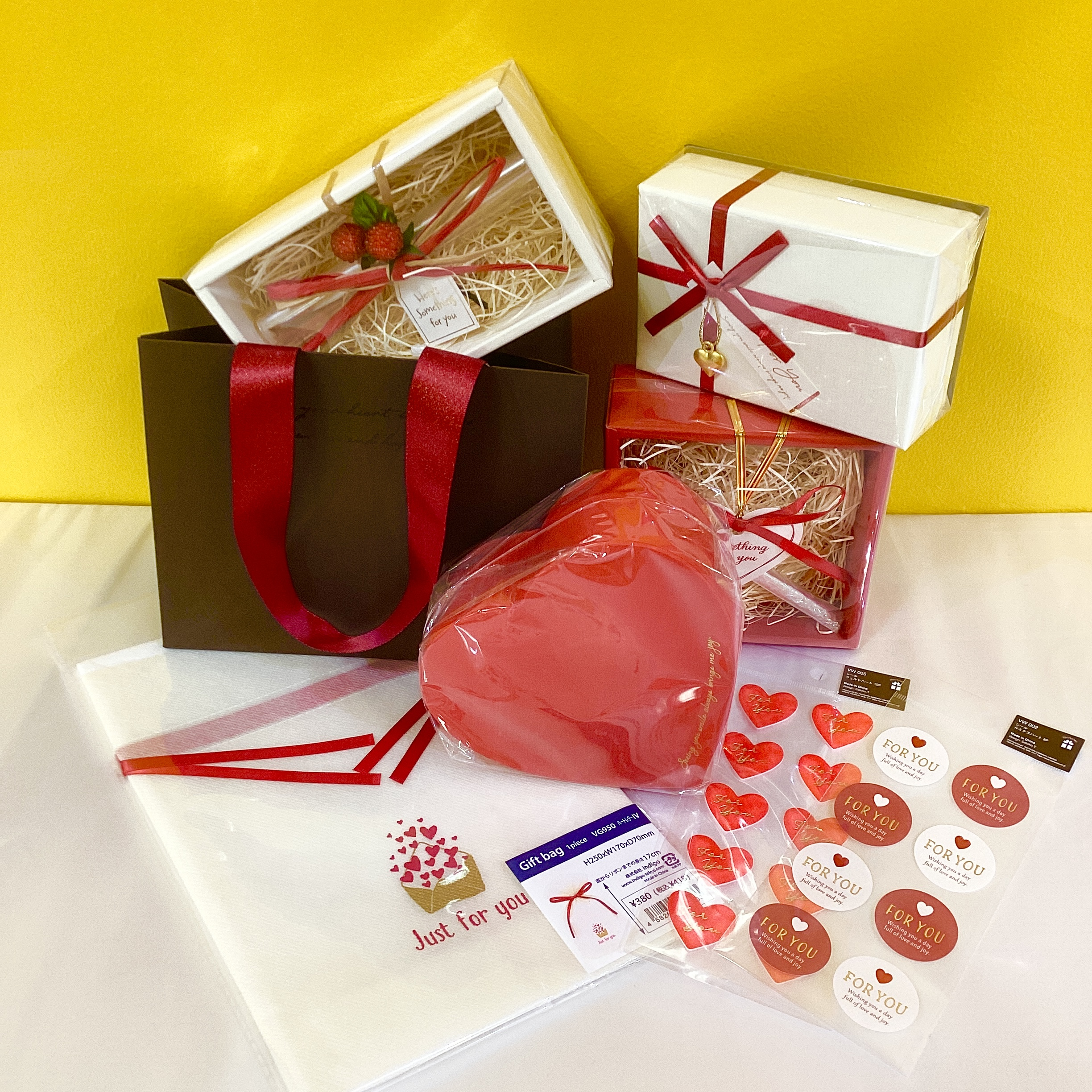 バレンタインラッピング