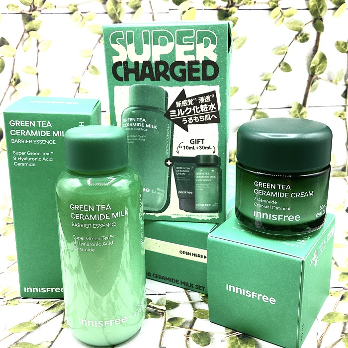 『innisfree（イニスフリー）』グリーンティー　セラミドミルクエッセンストナー