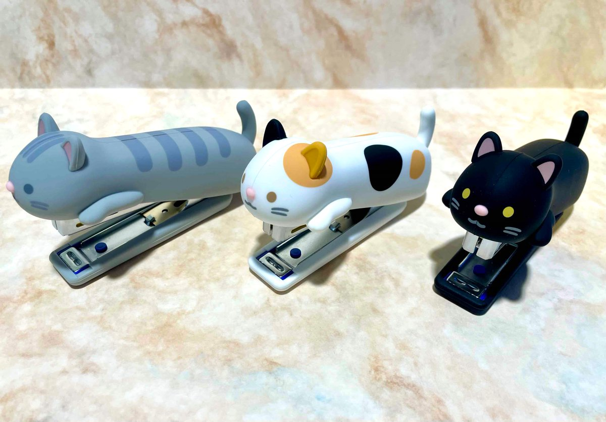 シリコンカバーホッチキス　ねこ