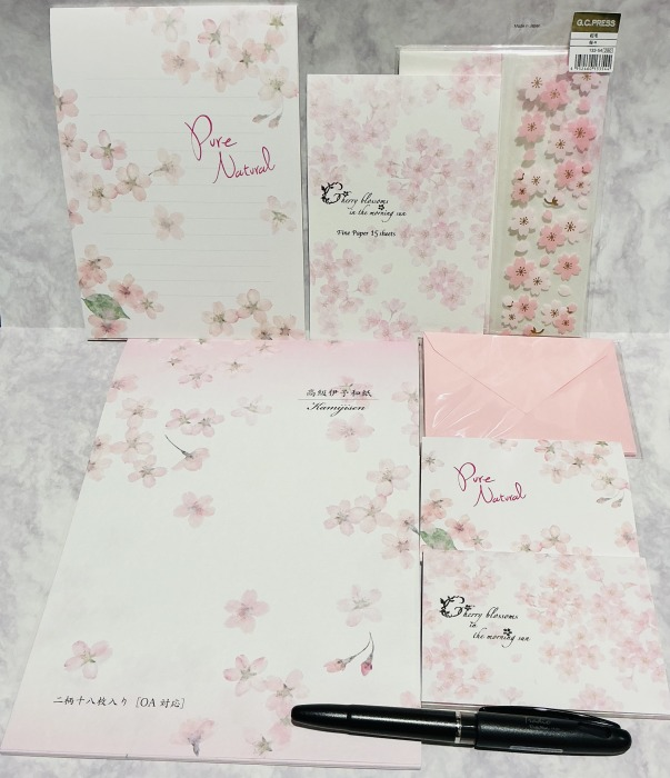 春を知らせるレターです