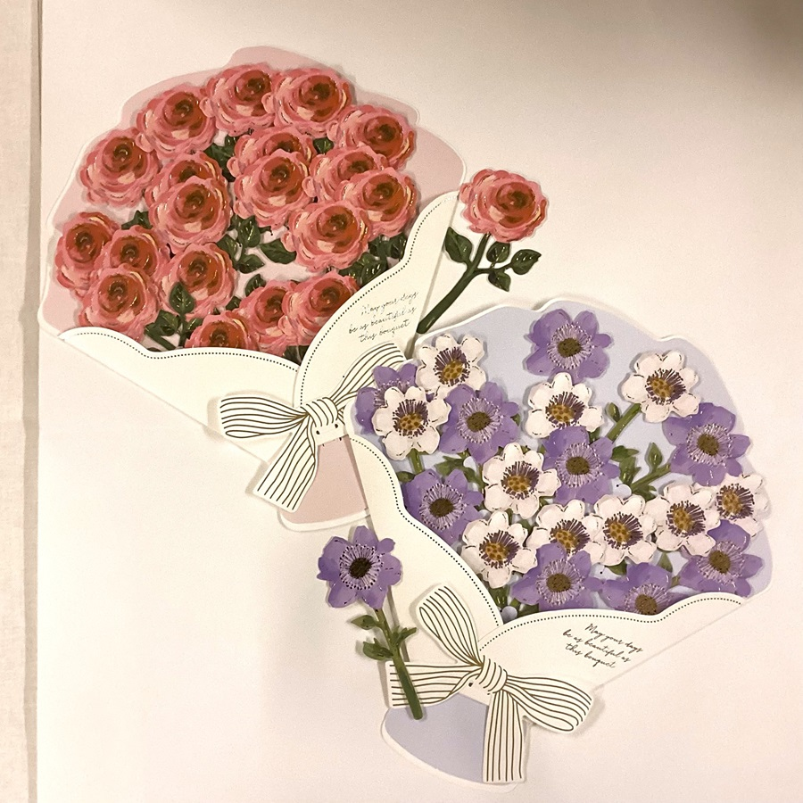 フラワーマーケット色紙