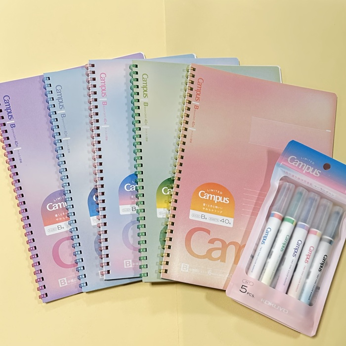 新しい季節に、やさしいカラーの文具を。