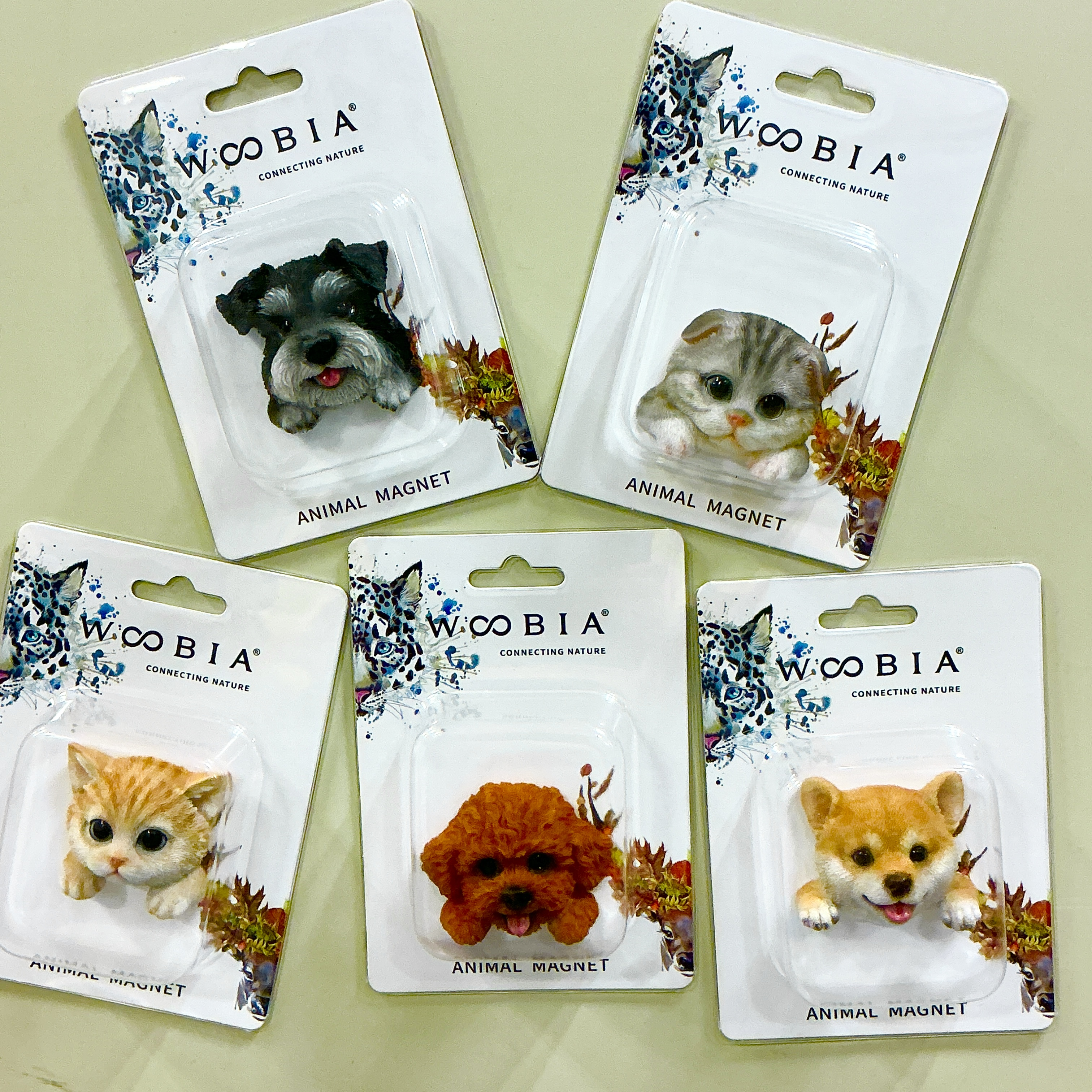 アニマルフェイスマグネット