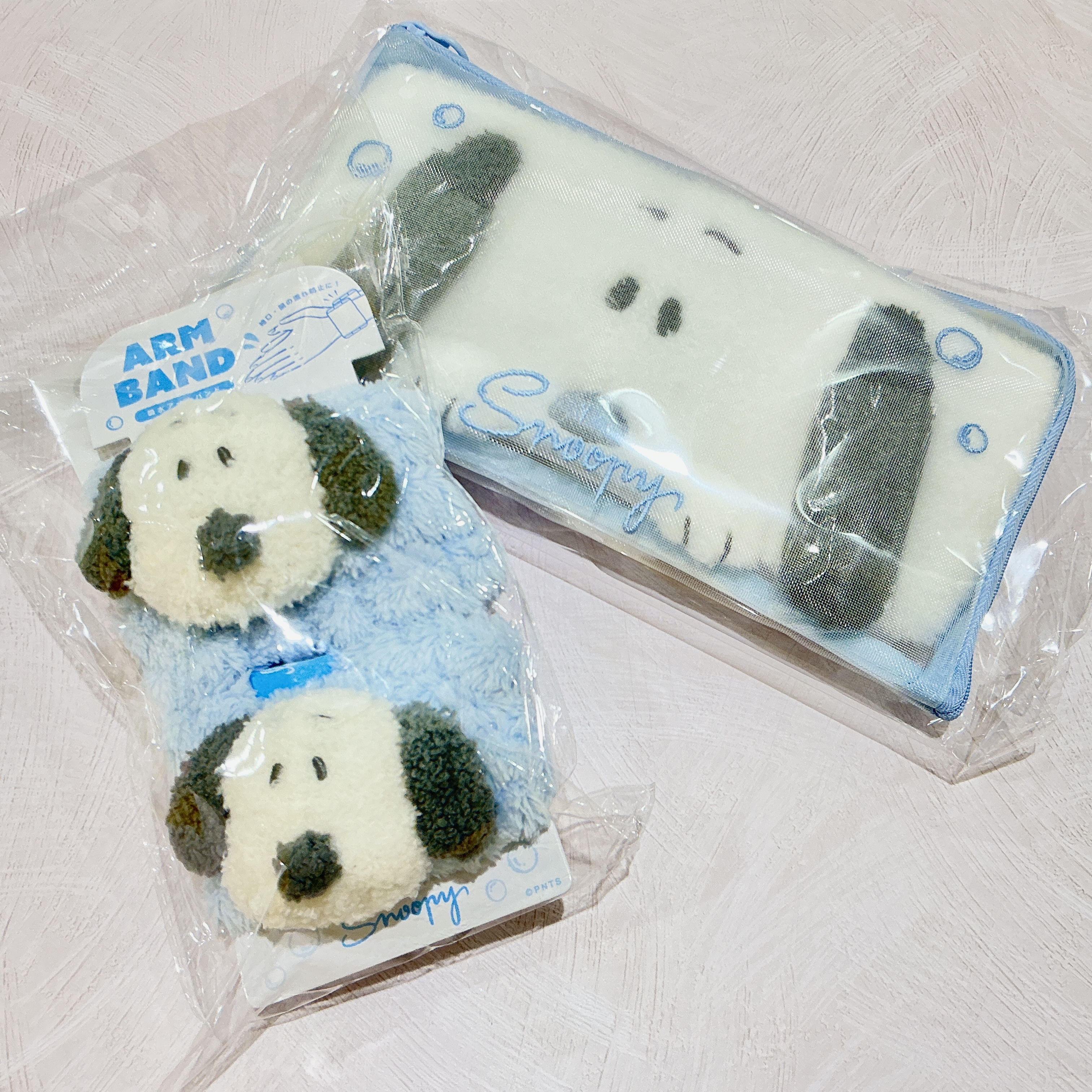 スヌーピー　アームバンド&ヘアバンド