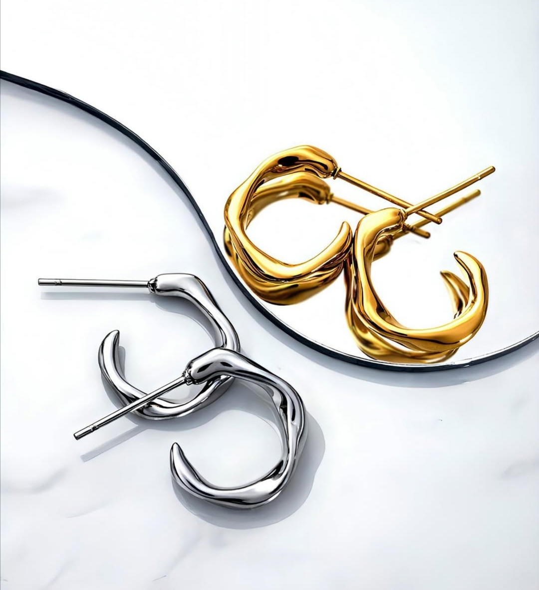 【新作入荷】フープピアス