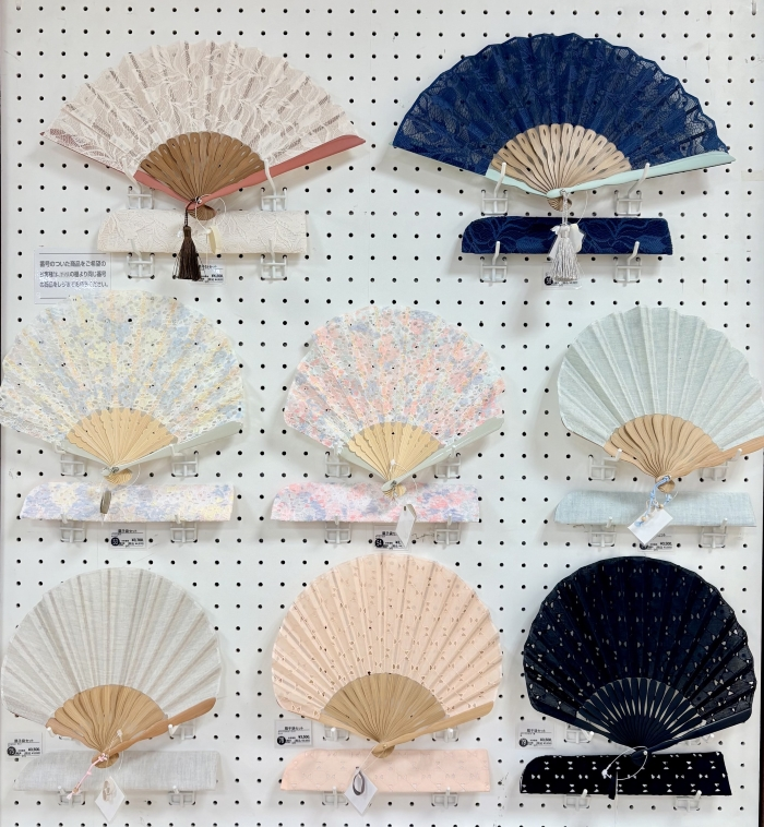 母の日に、扇子を