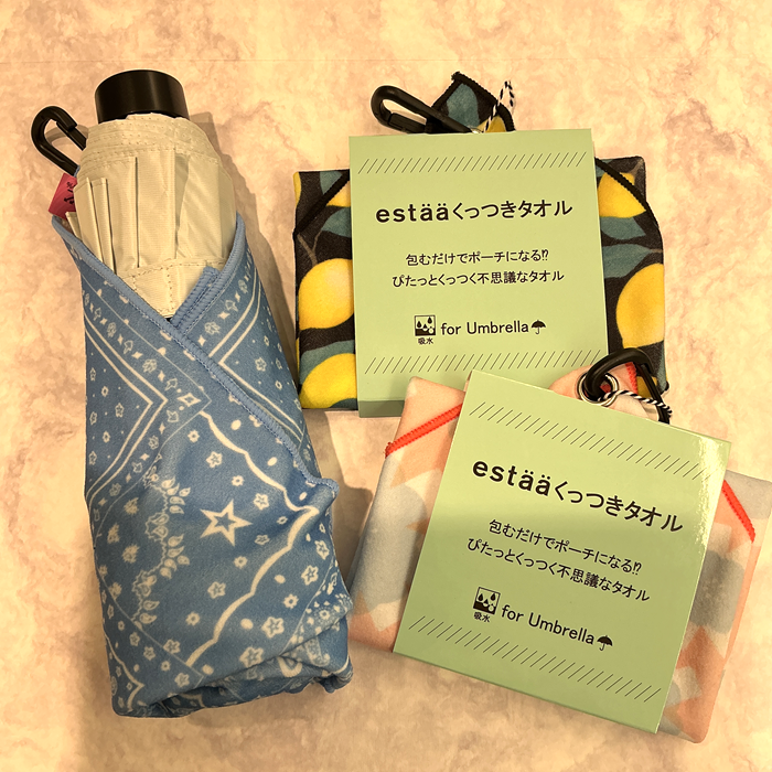 くっつきタオル