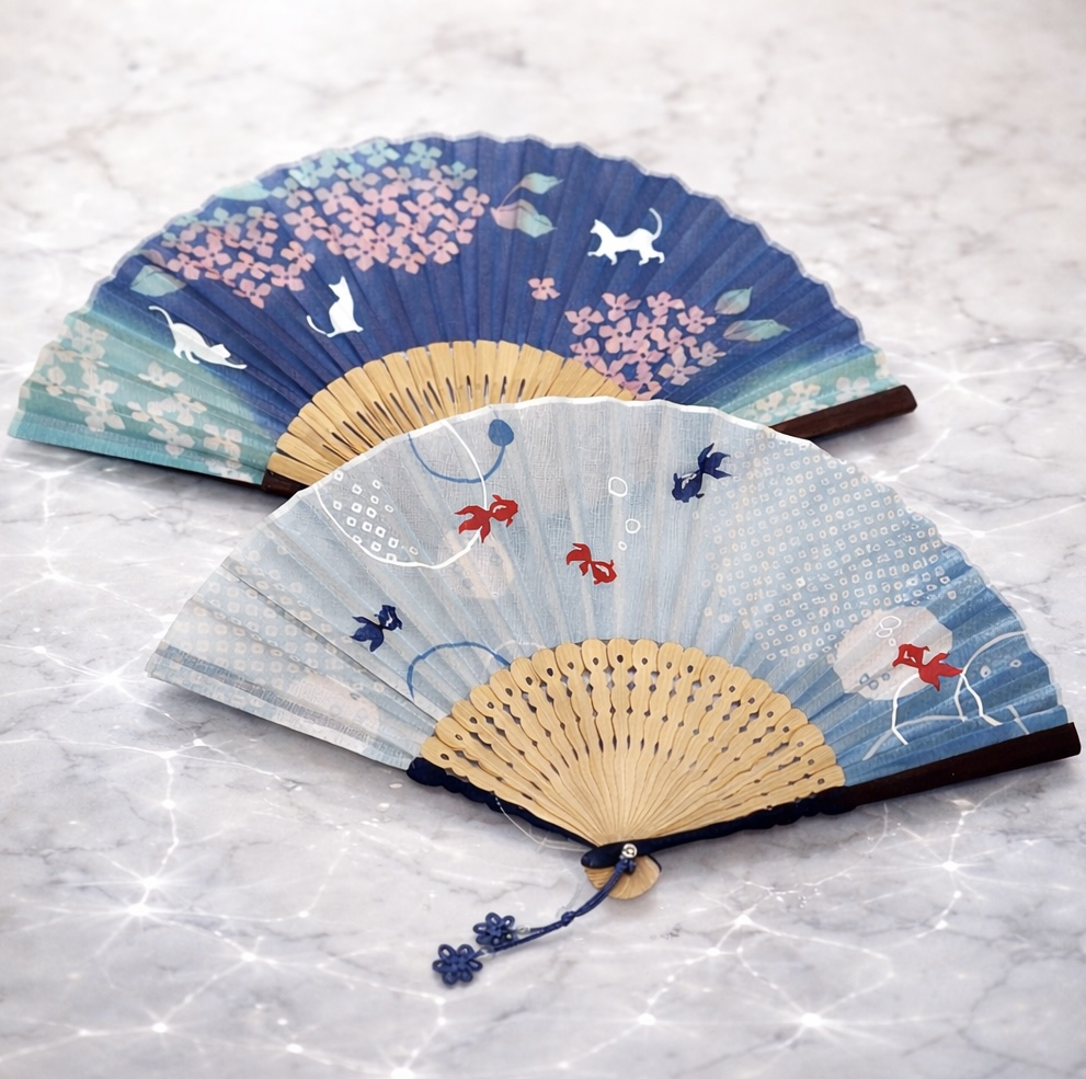 涼をまとう、扇子