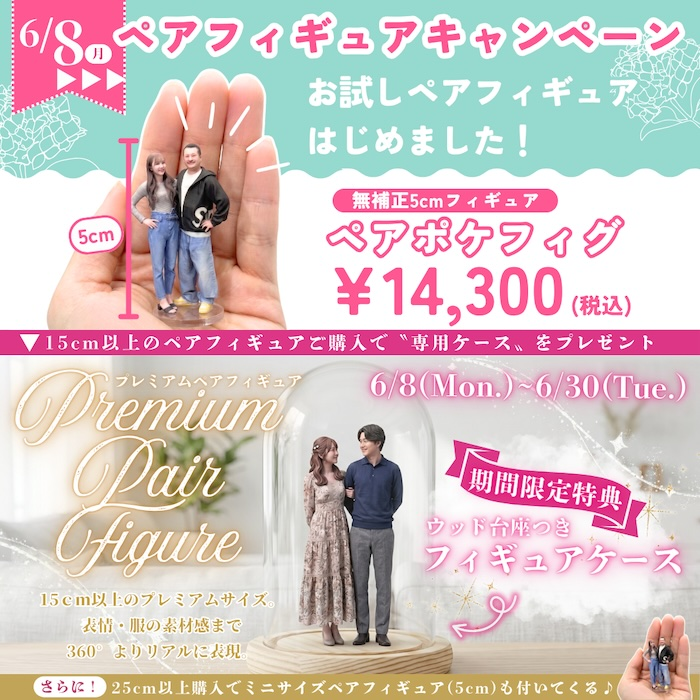 3DMEペアフィギュアキャンペーン