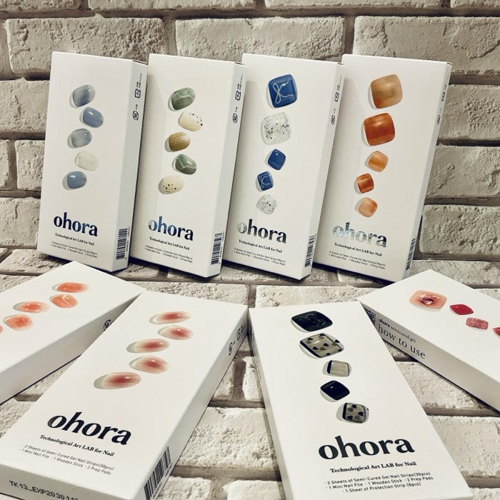 Ohora セミキュアジェルネイル・ペディキュアシール