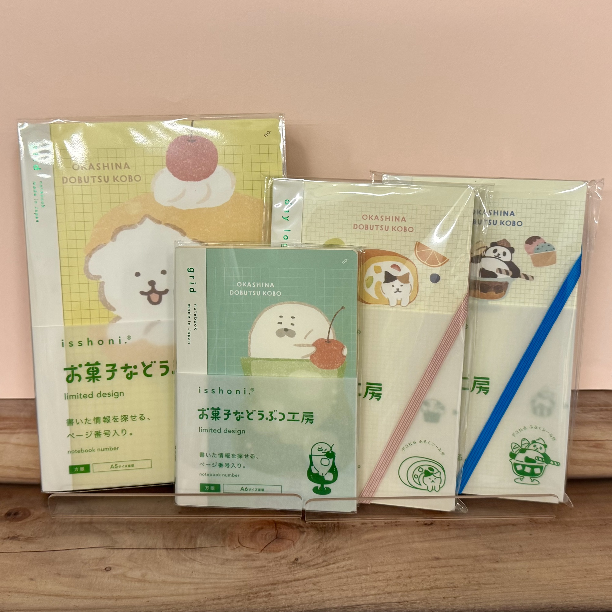 「お菓子などうぶつ工房」×「isshoni.」コラボノート