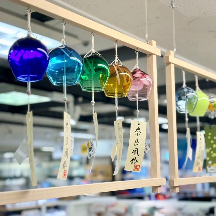 奈良ガラス工房の風鈴