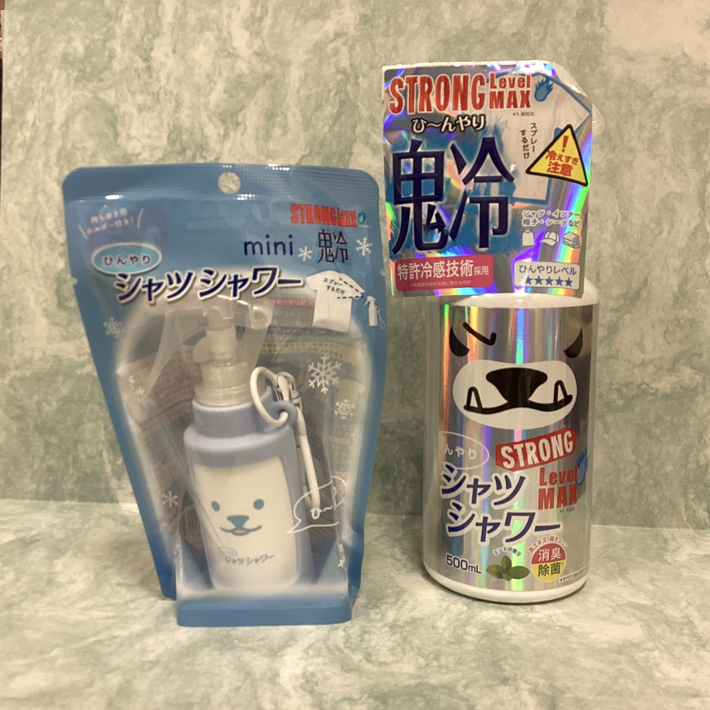 ひんやりシャツシャワーに持ち歩きサイズが登場しました！