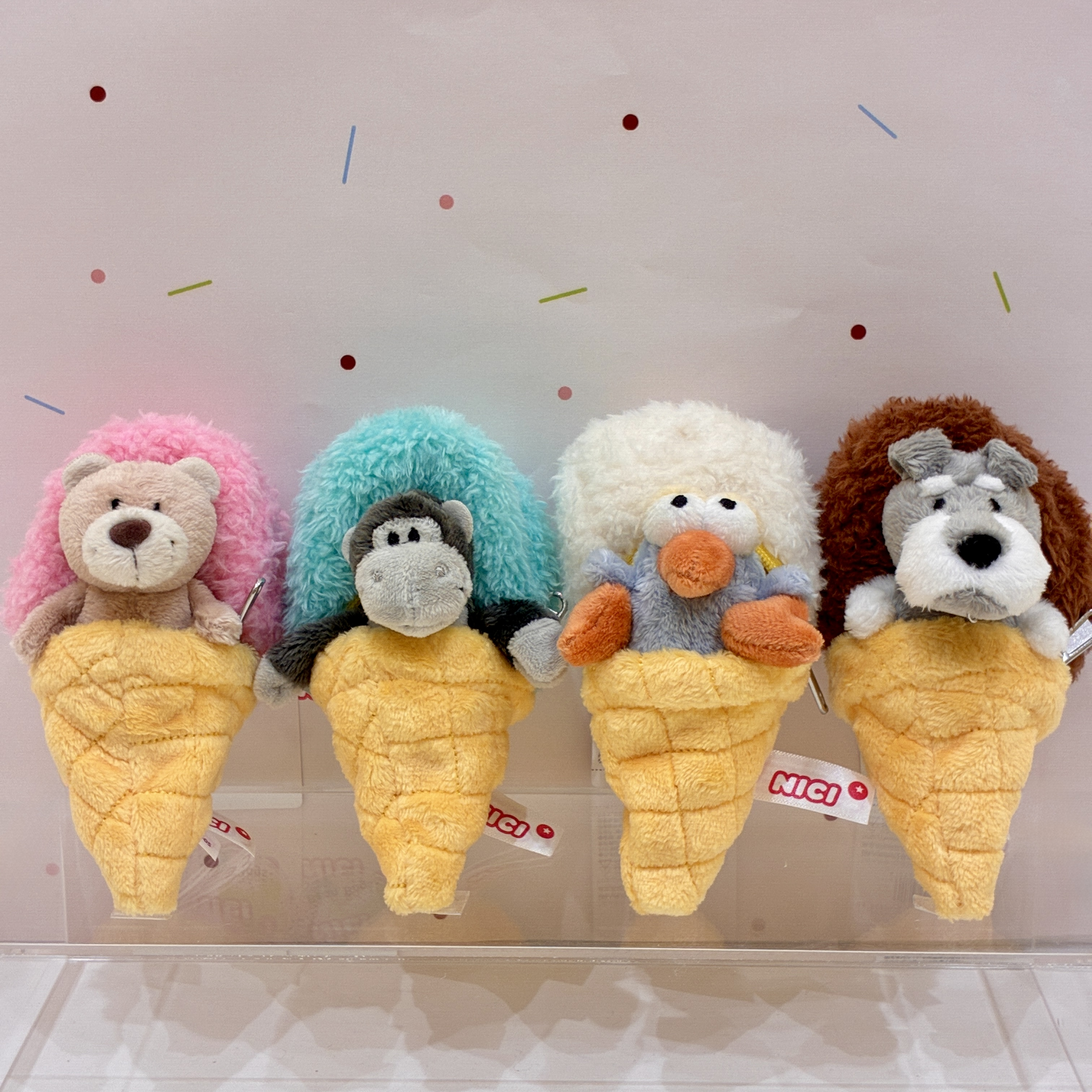 NICI　アイスクリームキーホルダー