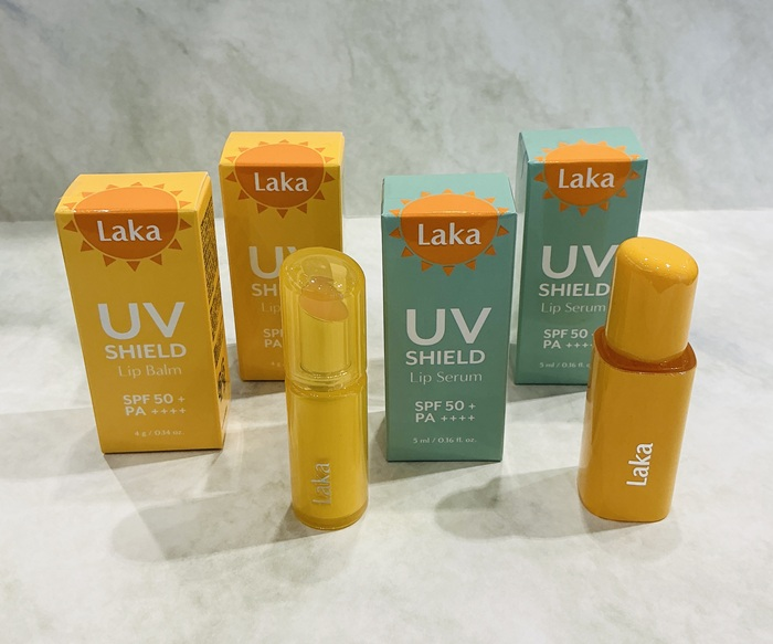 Laka　UVシールドリップバーム＆セラム
