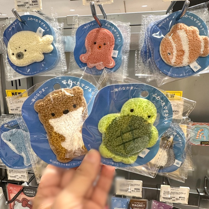 ふわぺたマグネット～海のなかま～