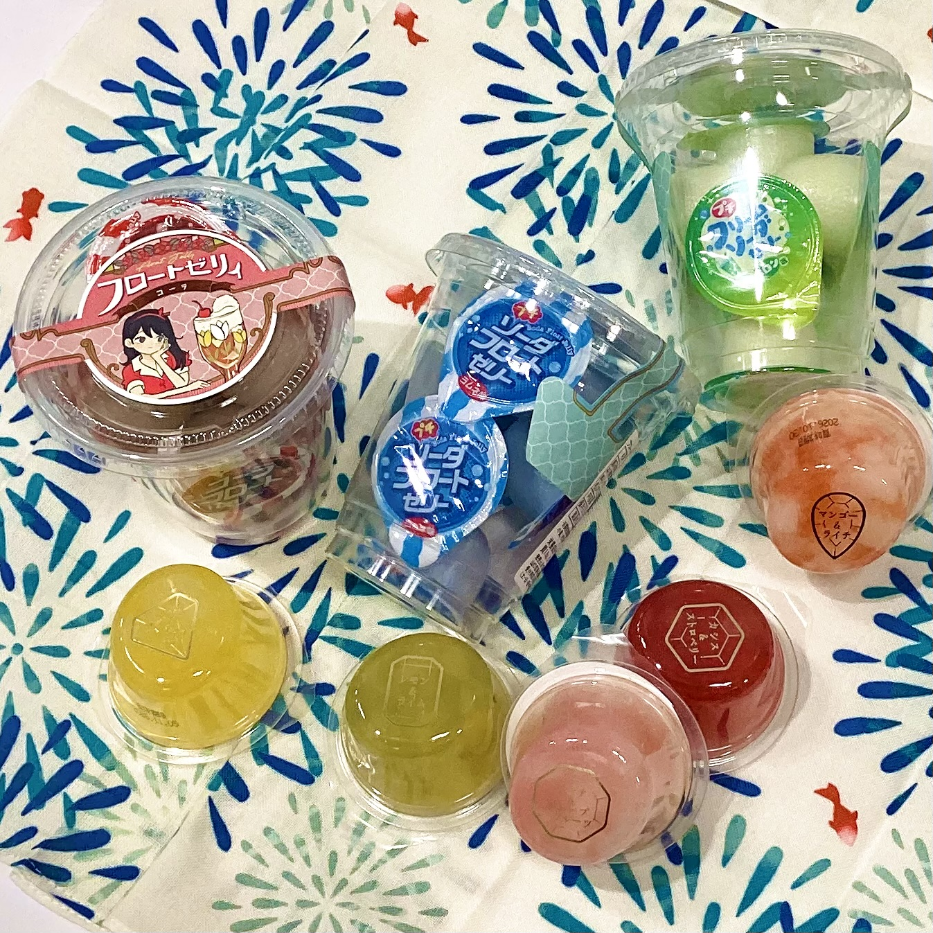 夏のスイーツゼリー
