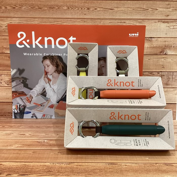 &knotカラビナ付きボールペン